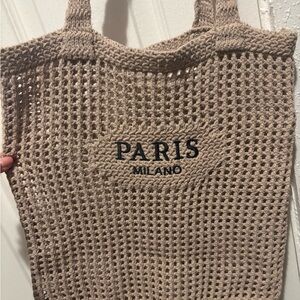 Beige Tote Bag